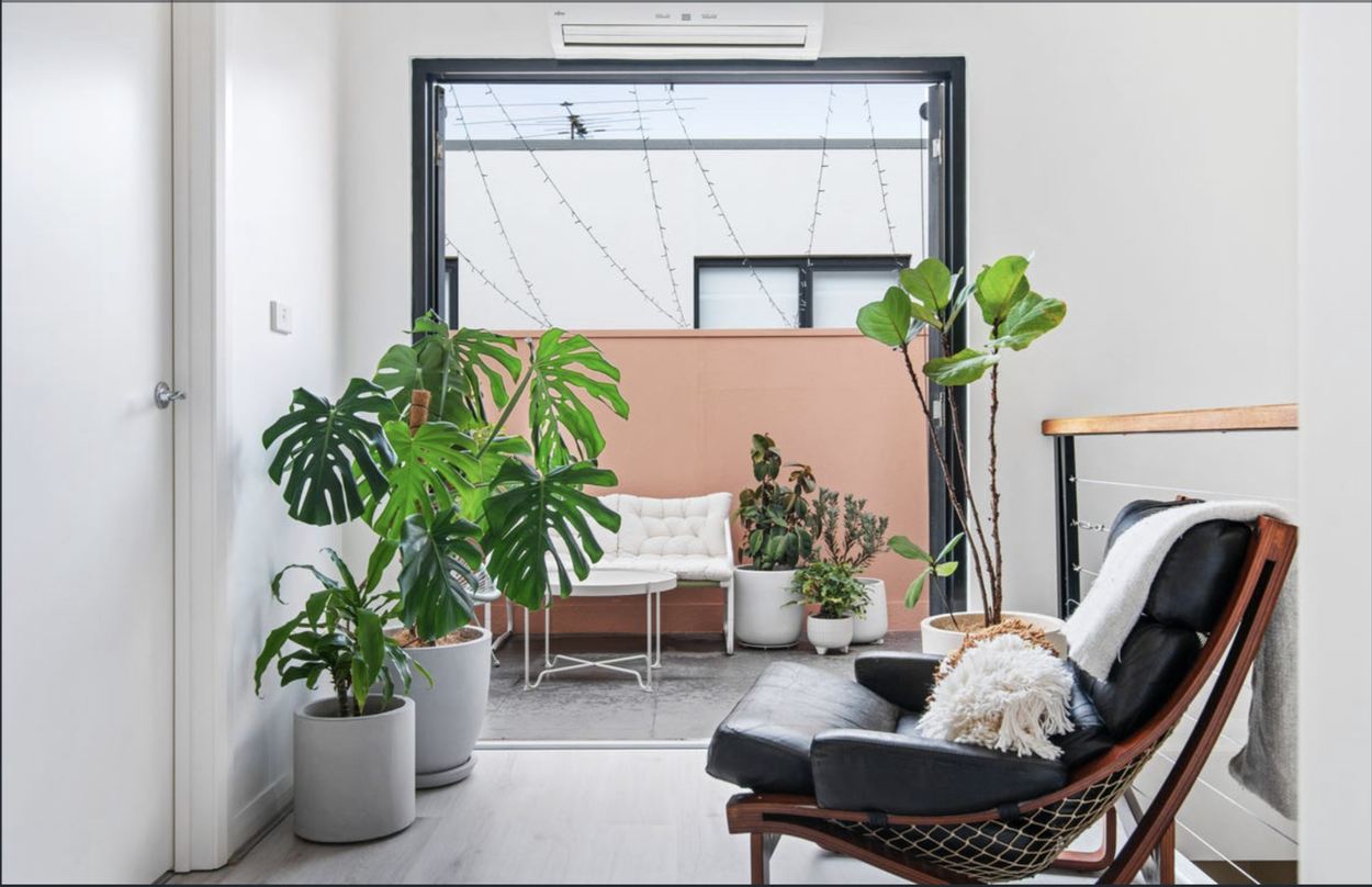 6/1 Kaye Court, Coburg &mdash; Upstairs retreat opening to the terrace